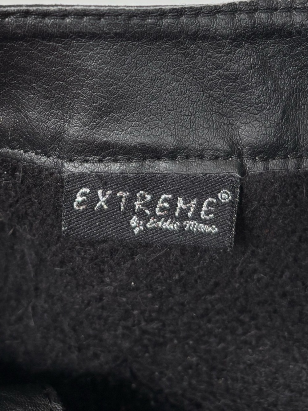 *READ Extreme by Eddie Marc Black Lace-Up Combat Boots Women 10 Grunge Goth Moto - Picture 9 of 16